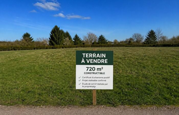Terrain Terrain constructible 720m2 à DANGEAU
